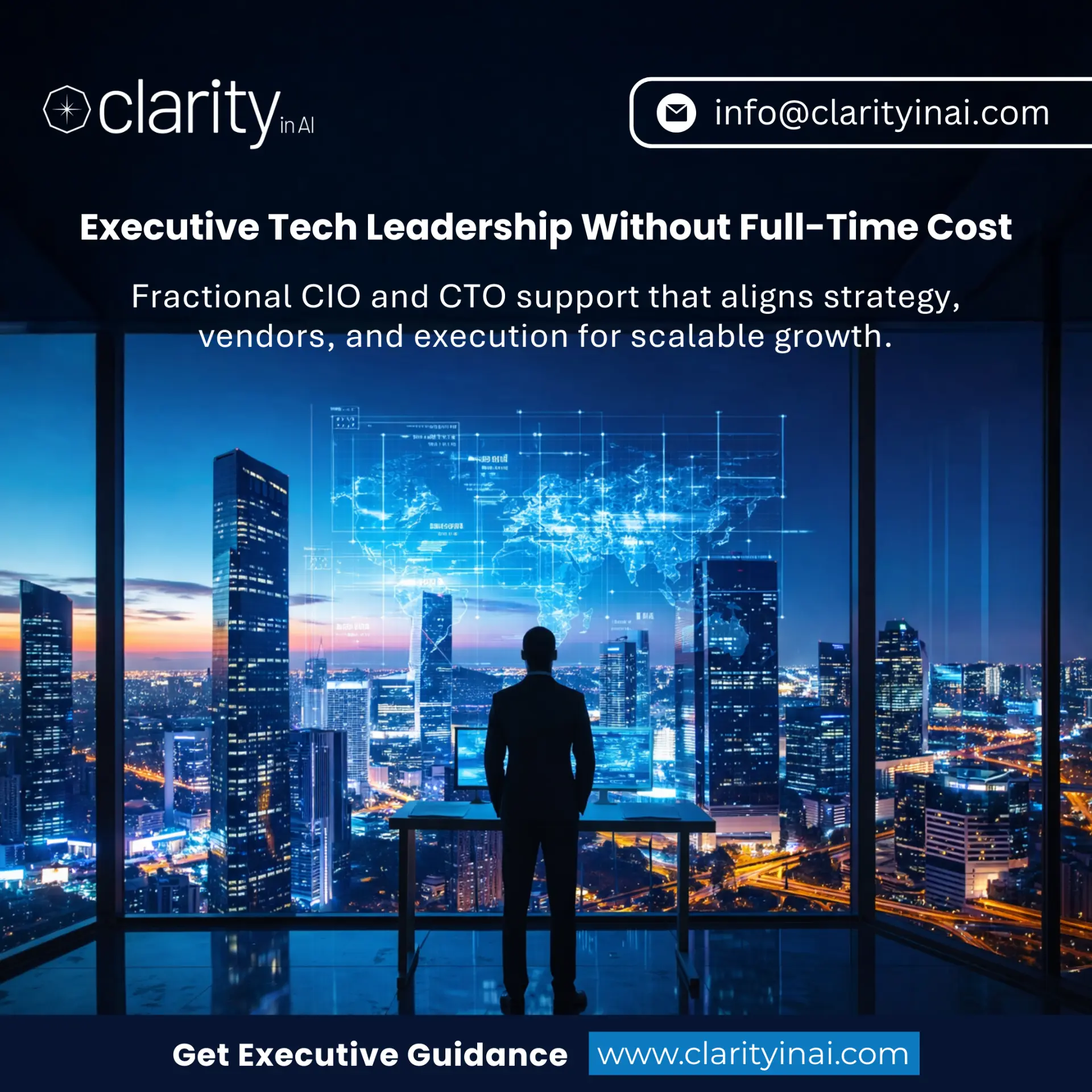 Executive Tech Leadership Without Full-Time Cost