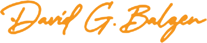Signature of David G. Balzen