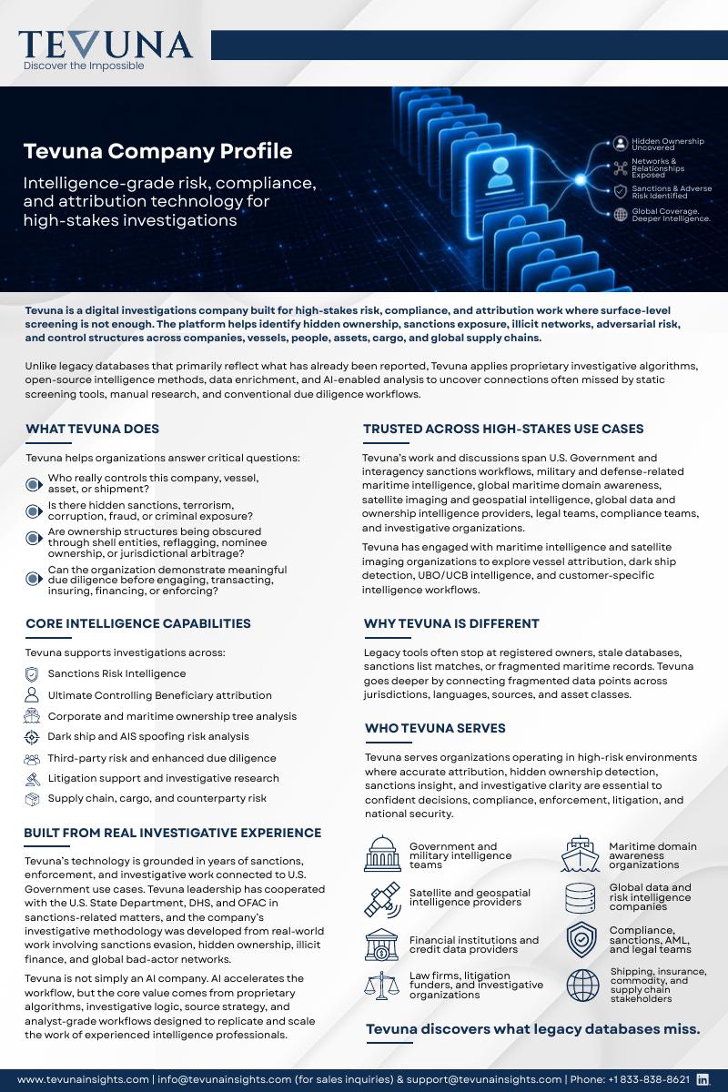 Tevuna Company Profile