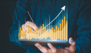 B2B Show Rates | bar graph sales increase